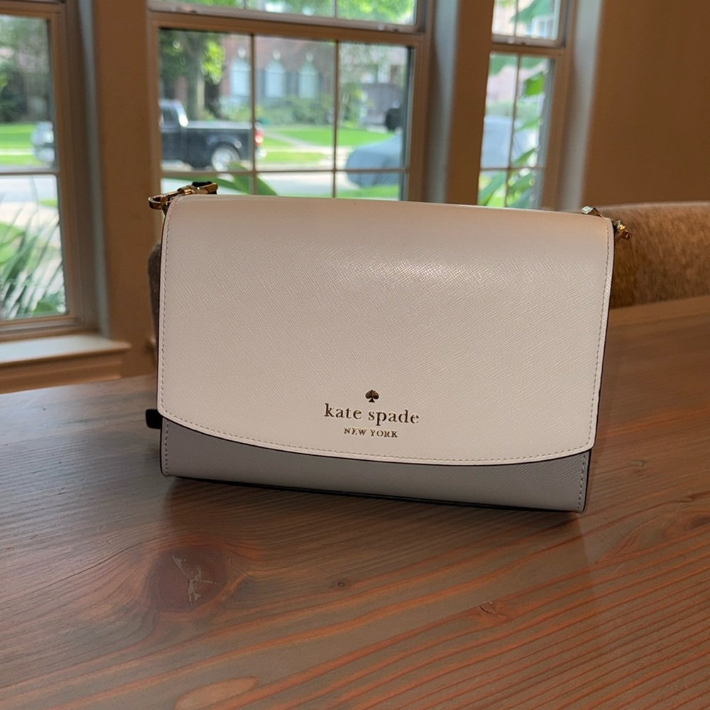 kate spade black Gray and White Women's Bag
